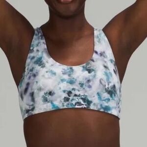 lululemon athletica Blue and White Sports Bra